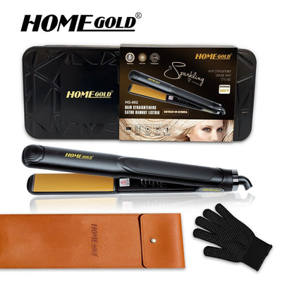 مكواة شعر Home Gold 802 2×1 لفرد وتجعيد الشعر تسخين سريع