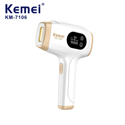 جهاز إزالة الشعر بالليزر Kemei 7106 تقنية IPL للاستخدام المنزلي