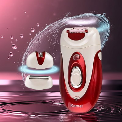 ماكينة إزالة الشعر الحريمي كيمي Kemei 1888  نعومة ودقة عالية