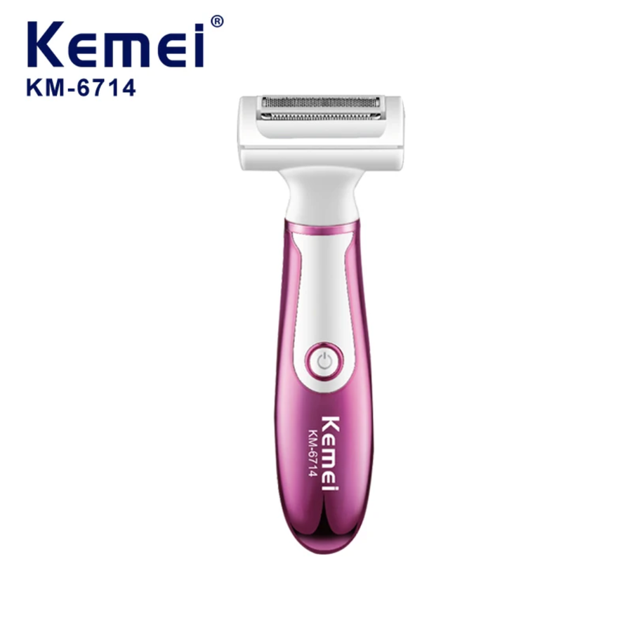 ماكينة إزالة الشعر الحريمي كيمي Kemei 6714  دقة ونعومة مثالية