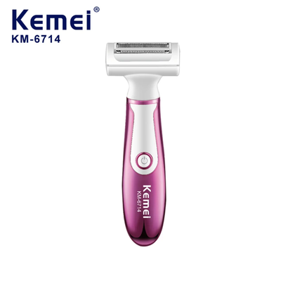 ماكينة إزالة الشعر الحريمي كيمي Kemei 6714  دقة ونعومة مثالية