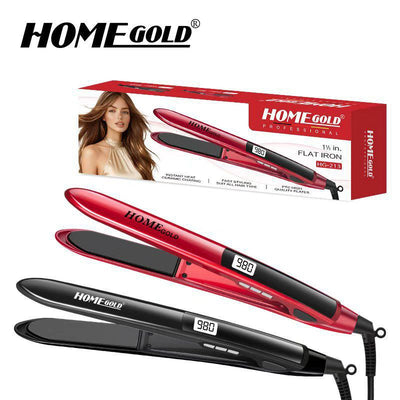 مكواة شعر Home Gold 213  فرد سريع ونتائج ناعمة