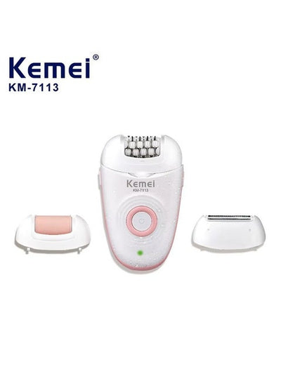 ماكينة إزالة الشعر الحريمي كيمي Kemei 7113 نعومة ودقة عالية