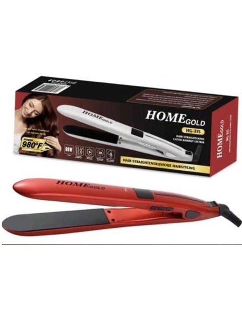 مكواة فرد الشعر Home Gold HG 215  تصفيف سريع واحترافي