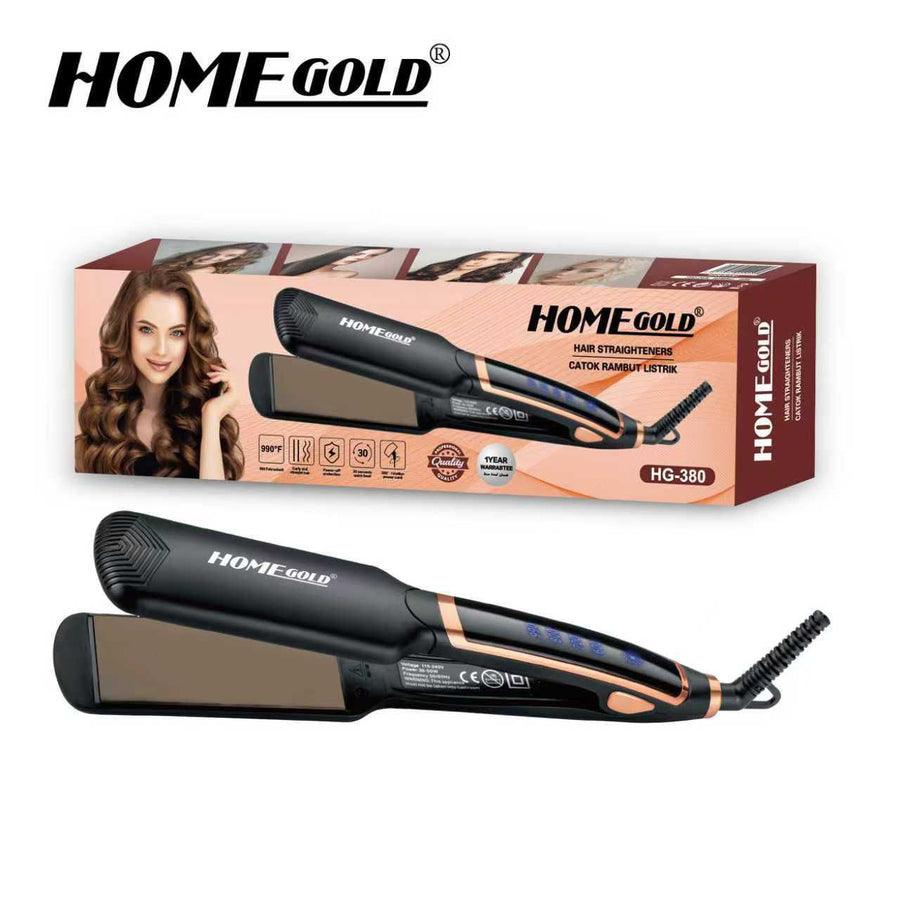 مكواة شعر Home Gold 380  فرد سريع وفعّال