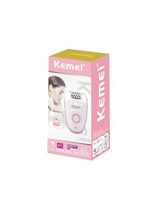 ماكينة إزالة الشعر الحريمي كيمي Kemei 7113 نعومة ودقة عالية