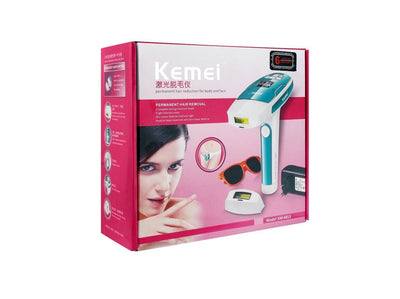 جهاز إزالة الشعر بالليزر Kemei 6813  تقنية IPL للاستخدام المنزلي