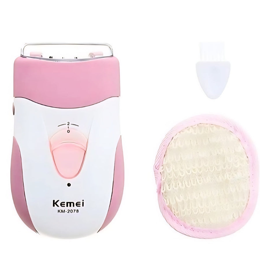 ماكينة إزالة الشعر الحريمي كيمي Kemei 2078  أداء عملي ونتائج ناعمة