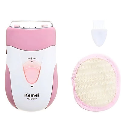 ماكينة إزالة الشعر الحريمي كيمي Kemei 2078  أداء عملي ونتائج ناعمة