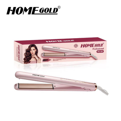 مكواة فرد الشعر Home Gold HG 381  تسخين سريع ونتائج ناعمة