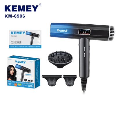 استشوار Kemei 6906  أداء قوي لتجفيف وتصفيف احترافي